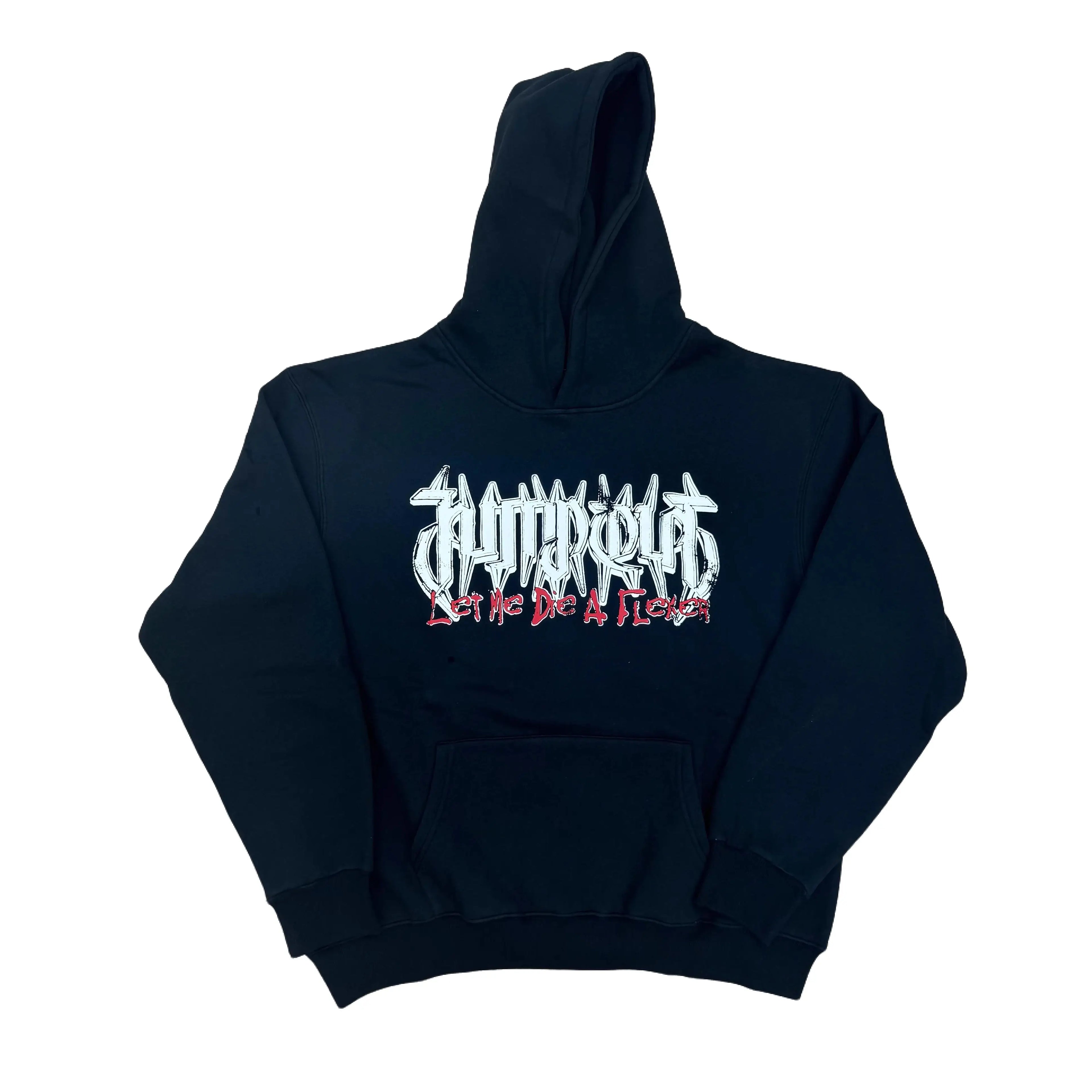Black Jumpout Let Die Graphic Hoodie