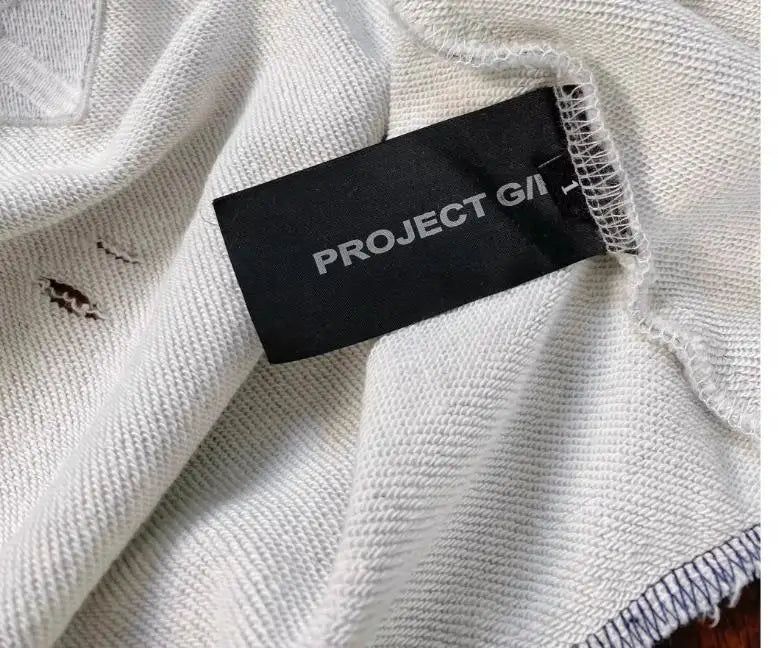 Beige Washed Bold Print Graphic Hoodie