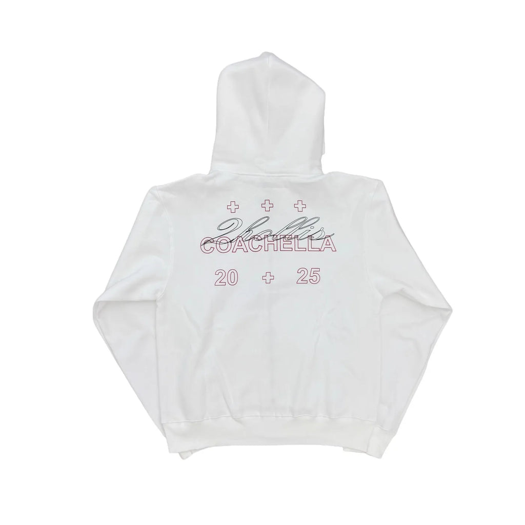 Black Hot Color Graphic Zip Hoodie