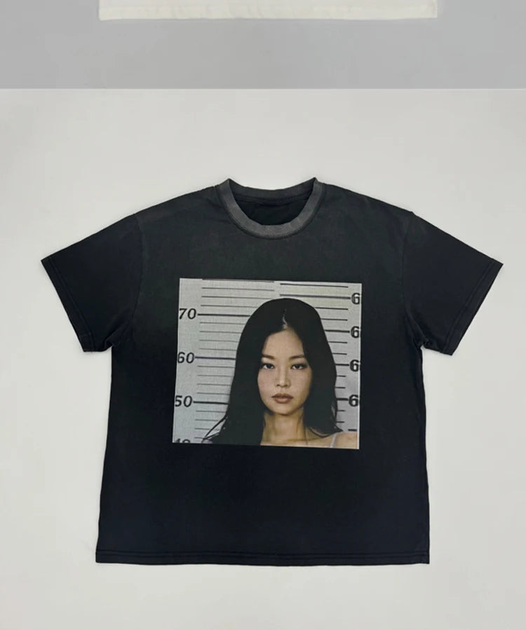 Black Vintage Graphic Tee