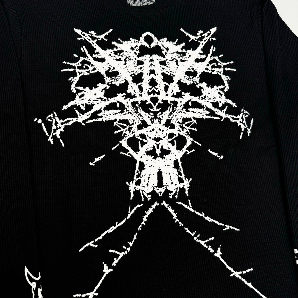 Black Statement Retro Lettering Graphic Tee
