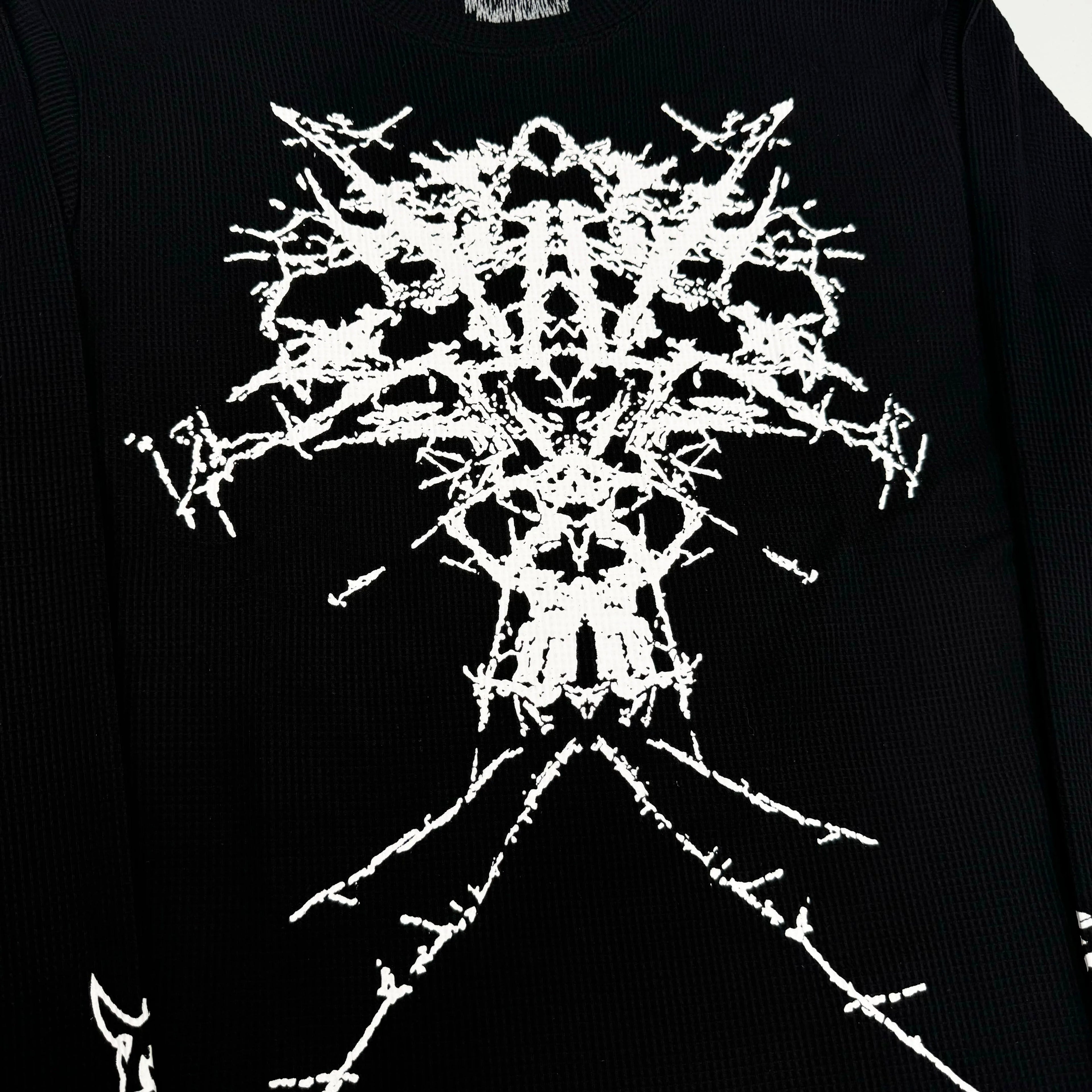 Black Statement Retro Lettering Graphic Tee
