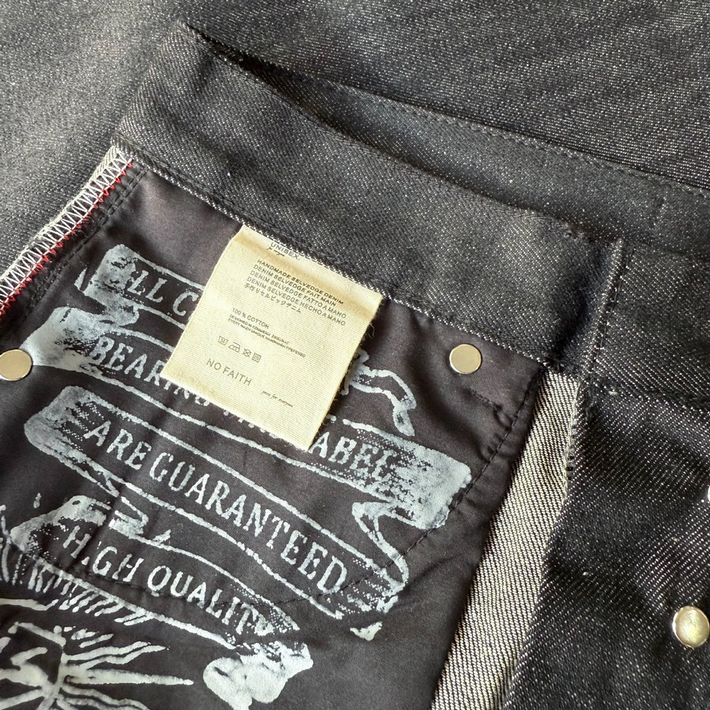 Black Baggy Wide-Leg Jeans
