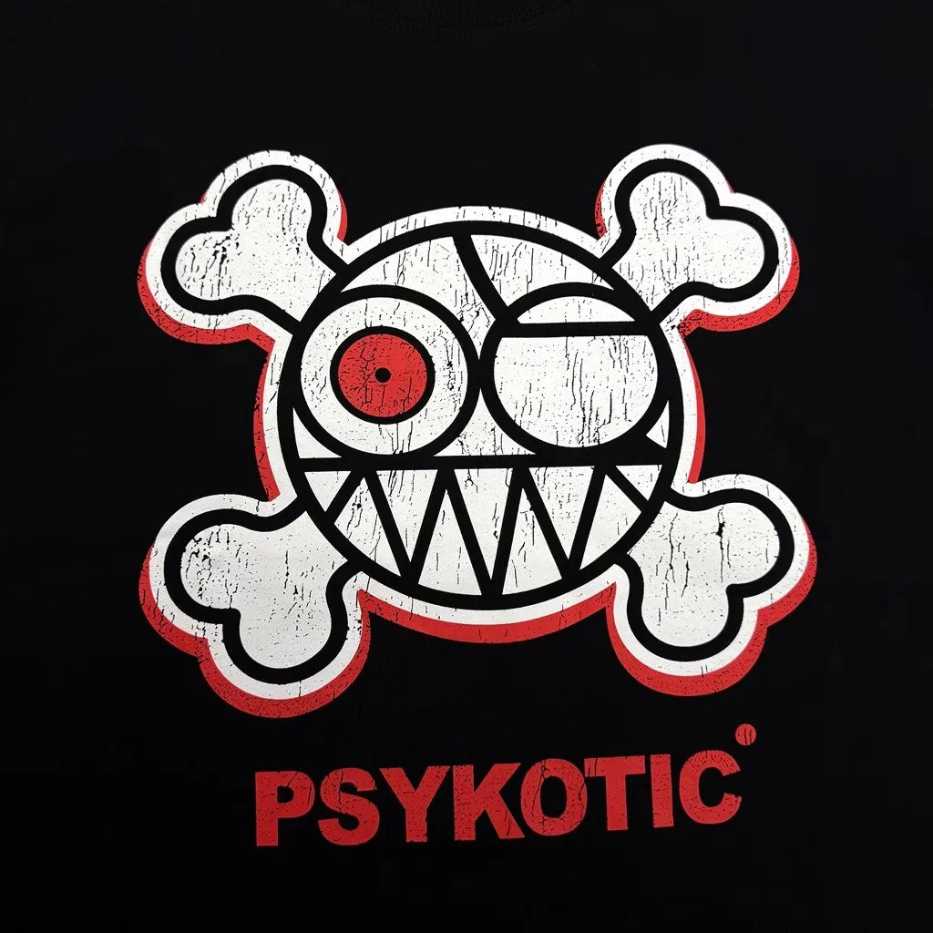Black Bone Skull Graphic Tee
