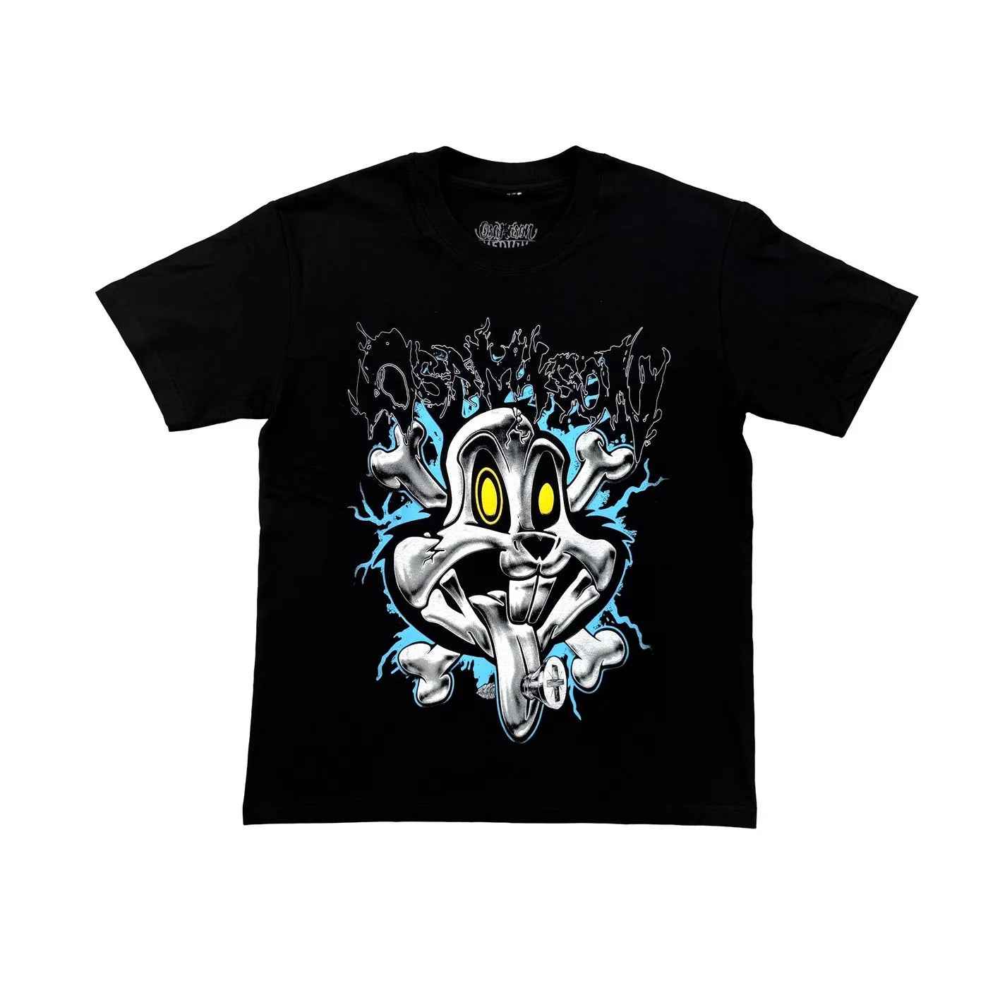 Black Jumpout Bunny Tooth Graphic Tee