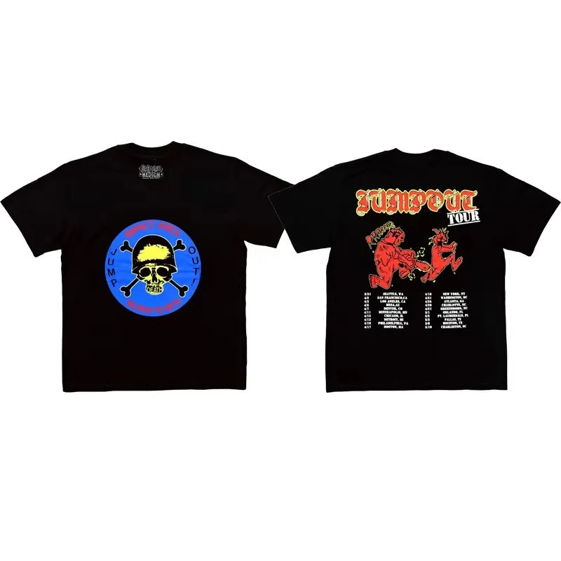 Black Skull Death Graphic Tee