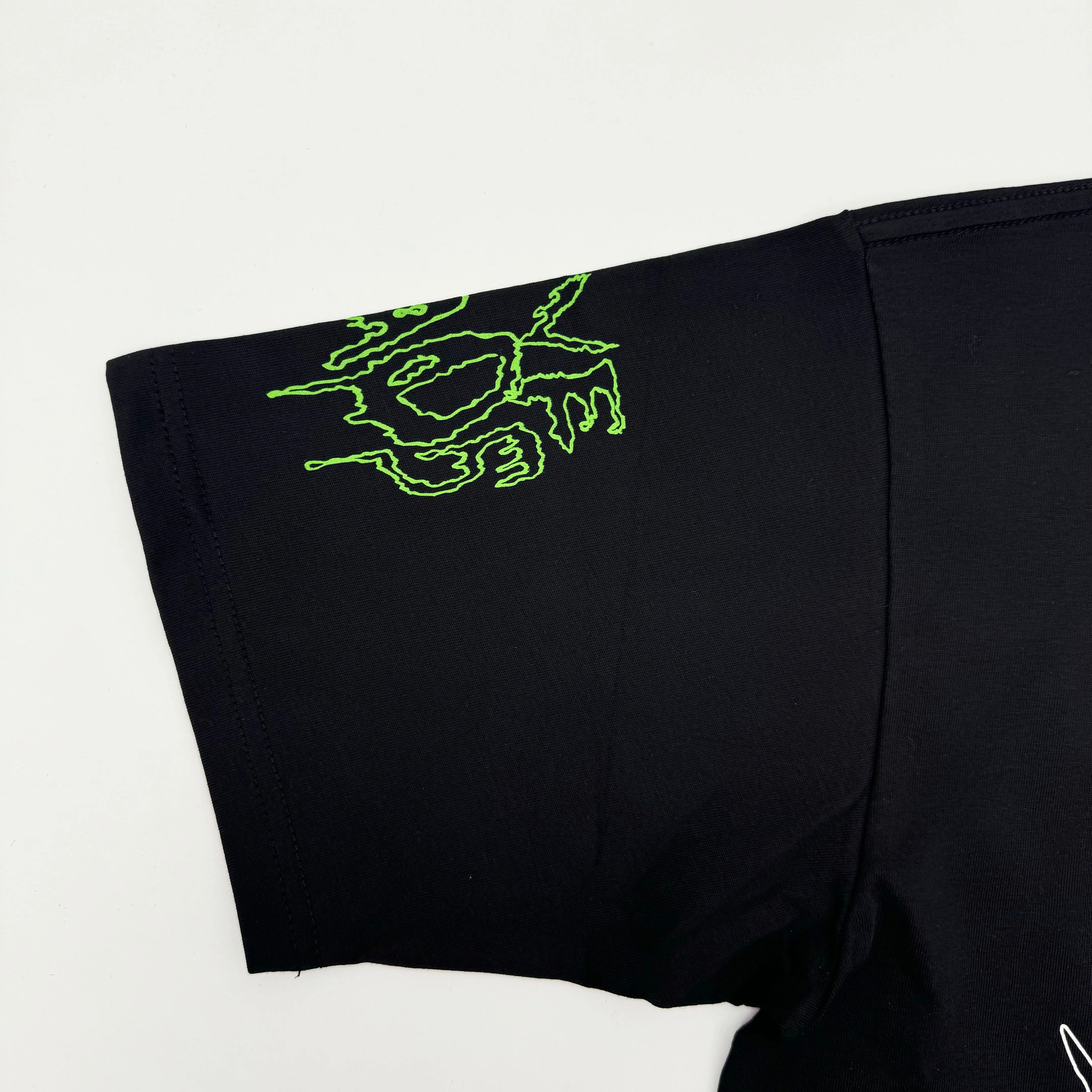 Black Leg Bold Artwork Graphic Tee