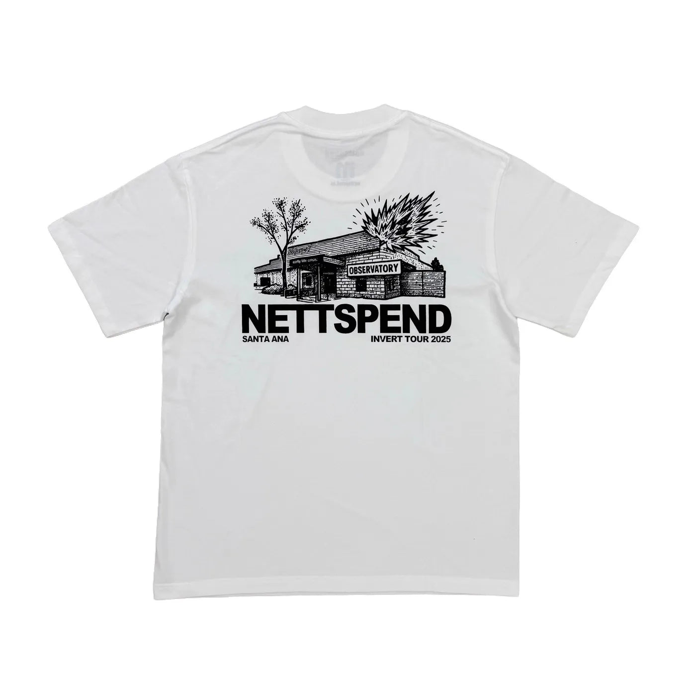 White Invert Observatory Graphic Tee