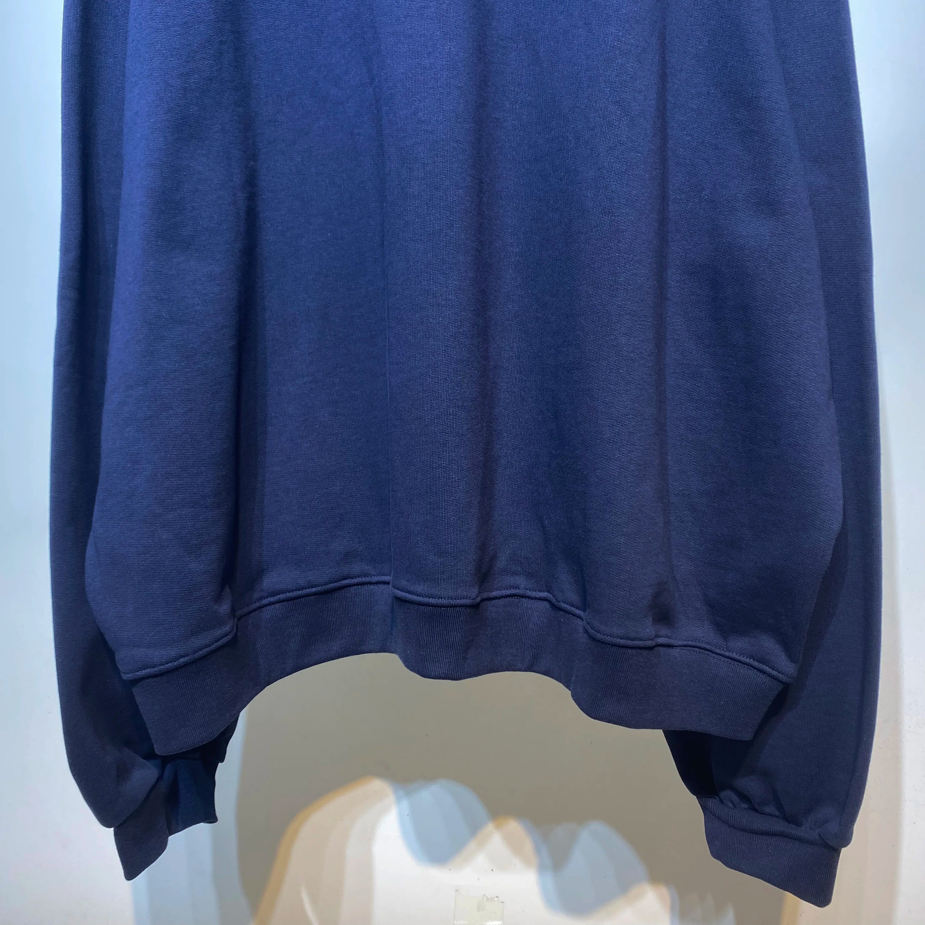 Navy Paris France Big Graphic Hoodie