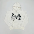 White Pentagram Graphic Hoodie