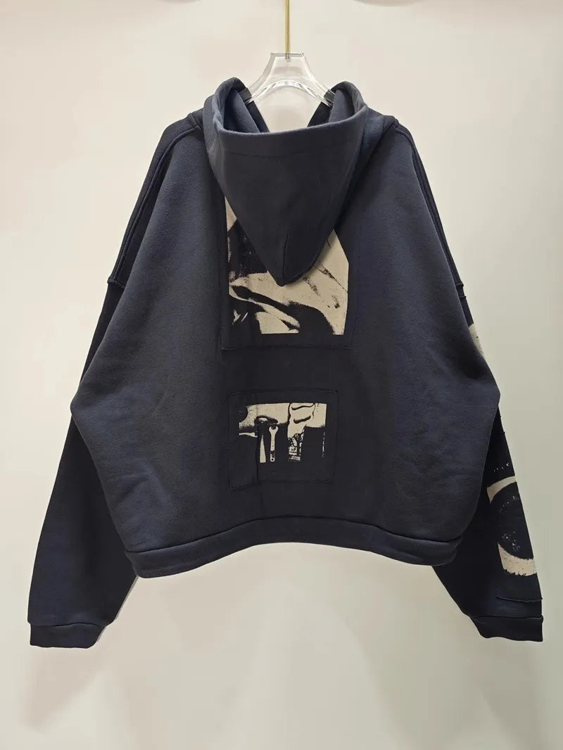 White Material Girl Complex Graphic Hoodie