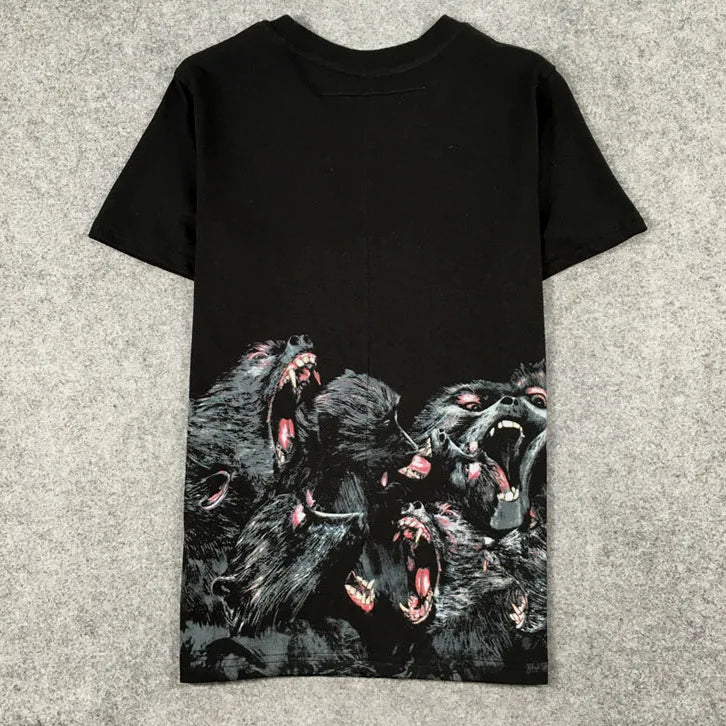 White Punk Dog Being Graphic Tee