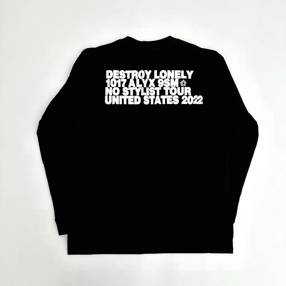 Black Statement Bold Print Graphic Tee