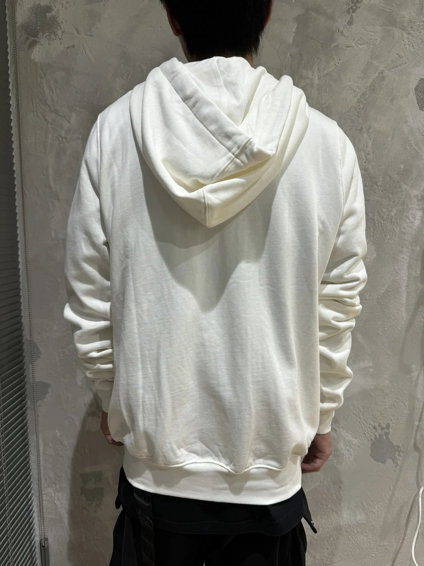 Beige Four Graphic Zip Hoodie