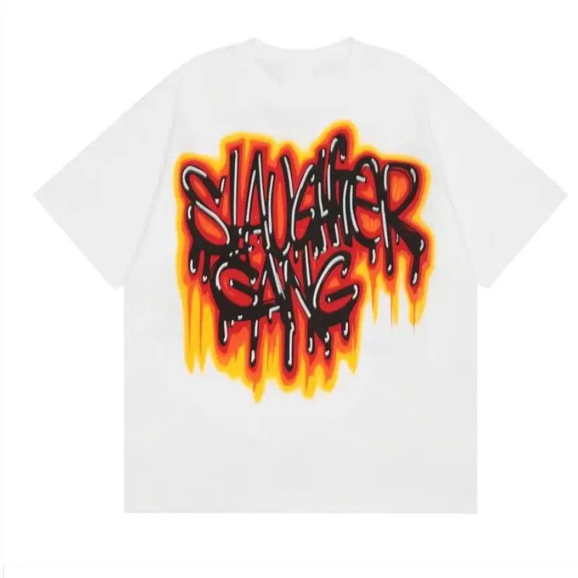Black Savage Slaughter Gang Graphic Tee