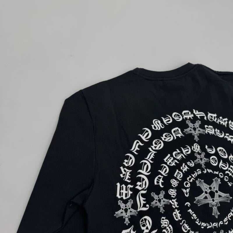 Black Statement Bold Graphic Graphic Tee