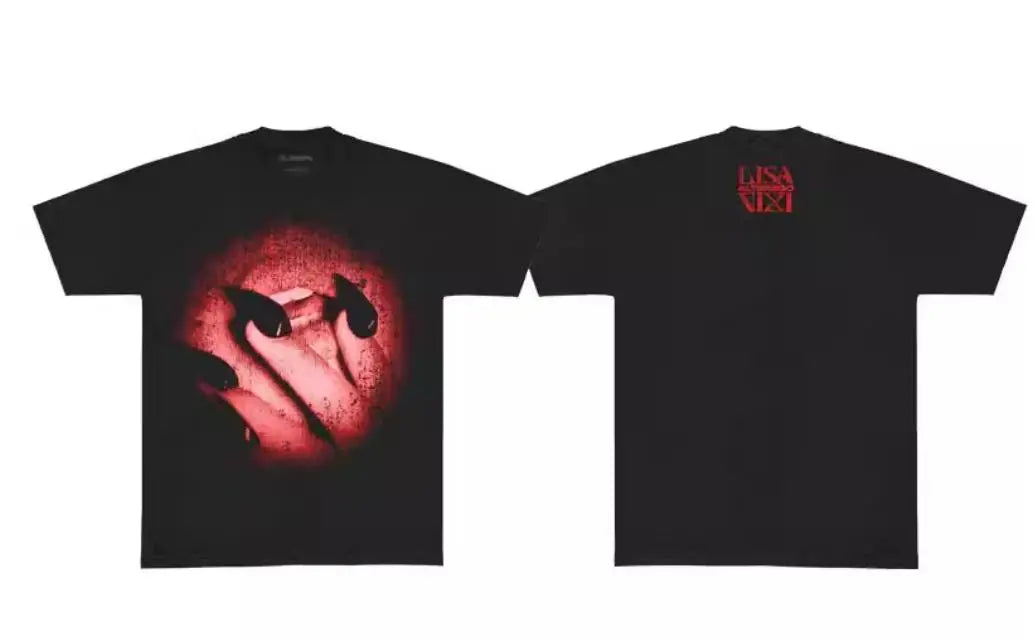 Black Pop Alterego Lips Graphic Tee
