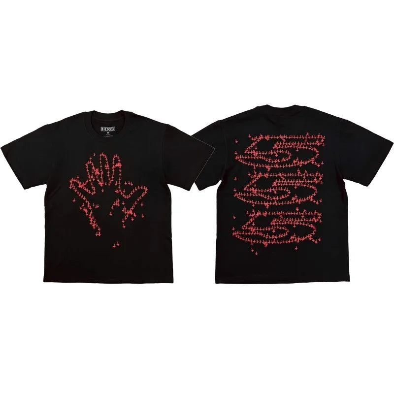 Black Homixde Gang Antogonist Graphic Tee