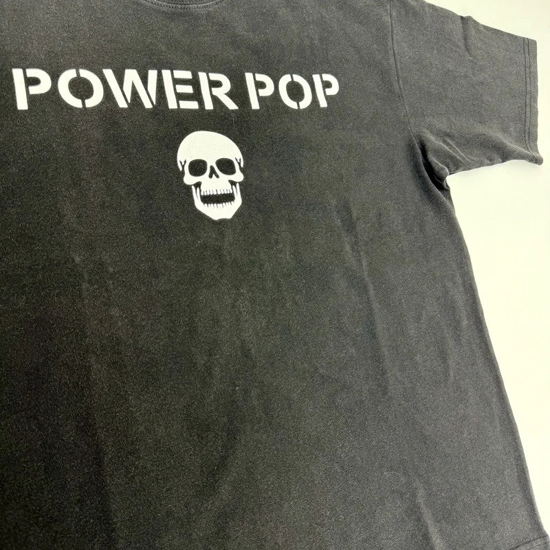 Black Skull Power Graphic Tee