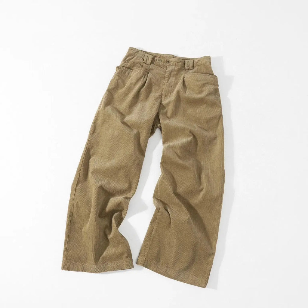 Olive Corduroy Infected Cargo Pants
