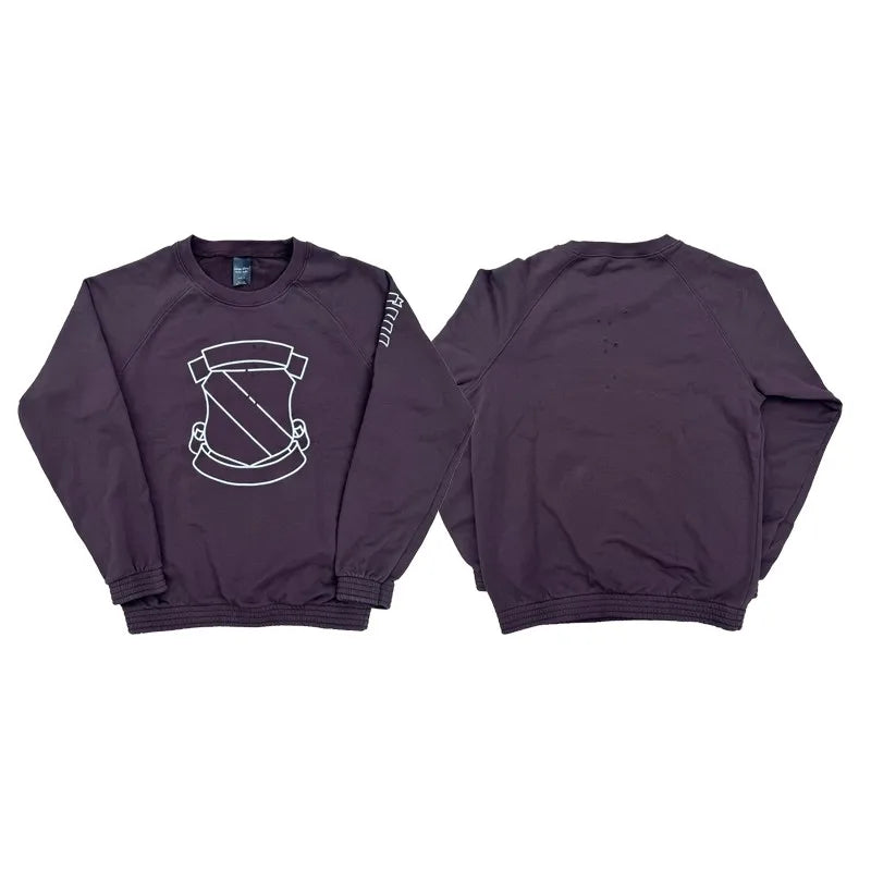 Black Shield Emblem Graphic Hoodie