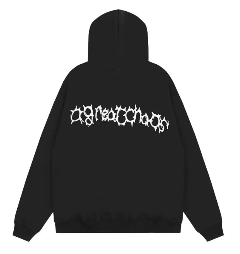 Black Vamp Graphic Hoodie