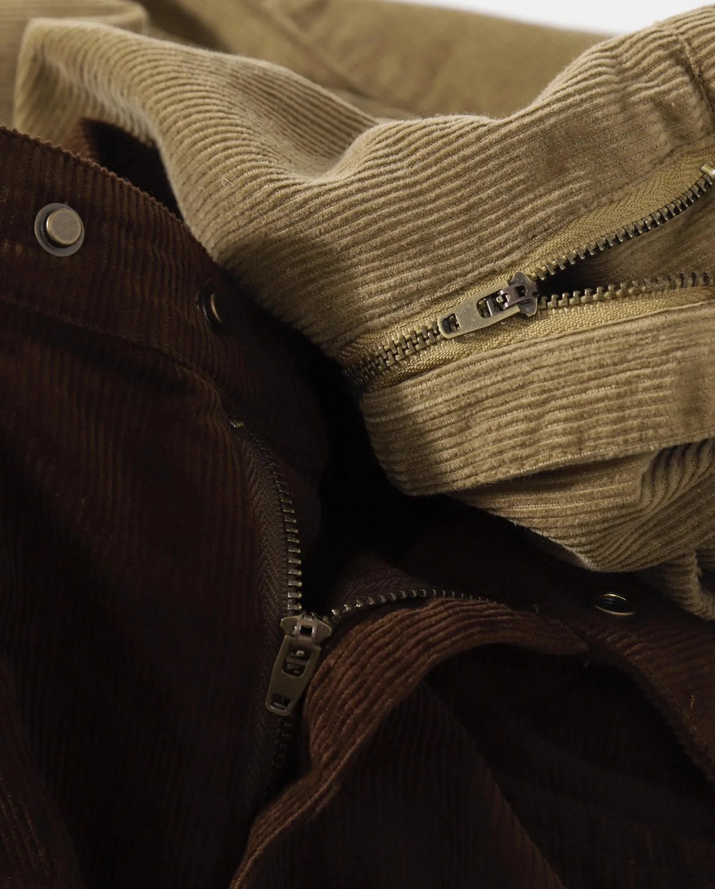 Olive Corduroy Infected Cargo Pants