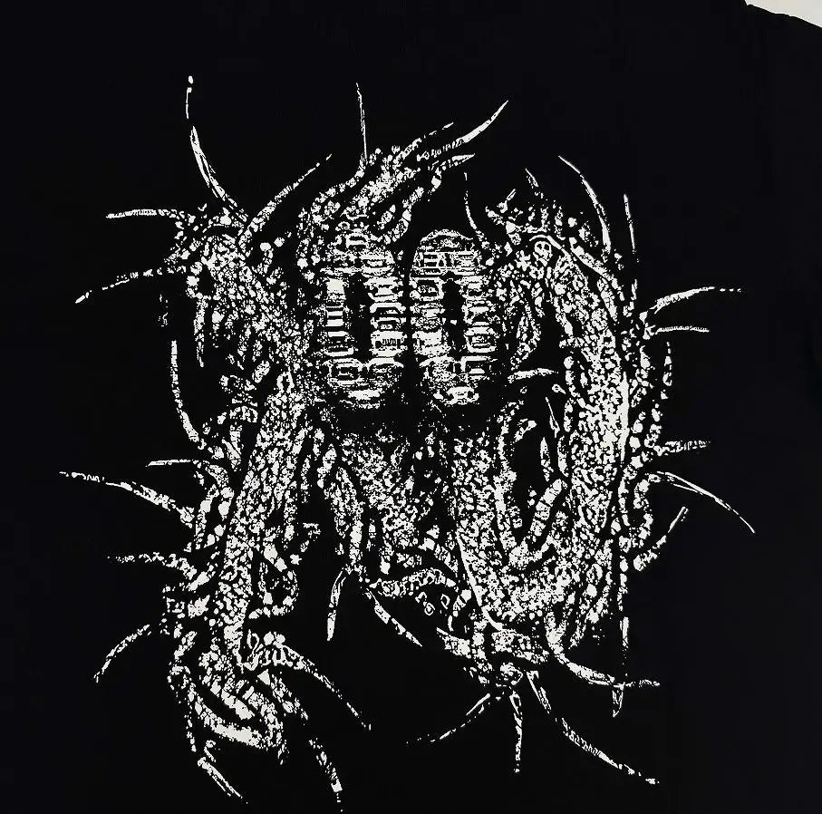 Black Statement Abstract Symbol Graphic Tee