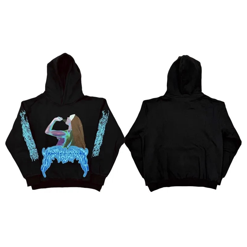 Black Nun Graphic Hoodie