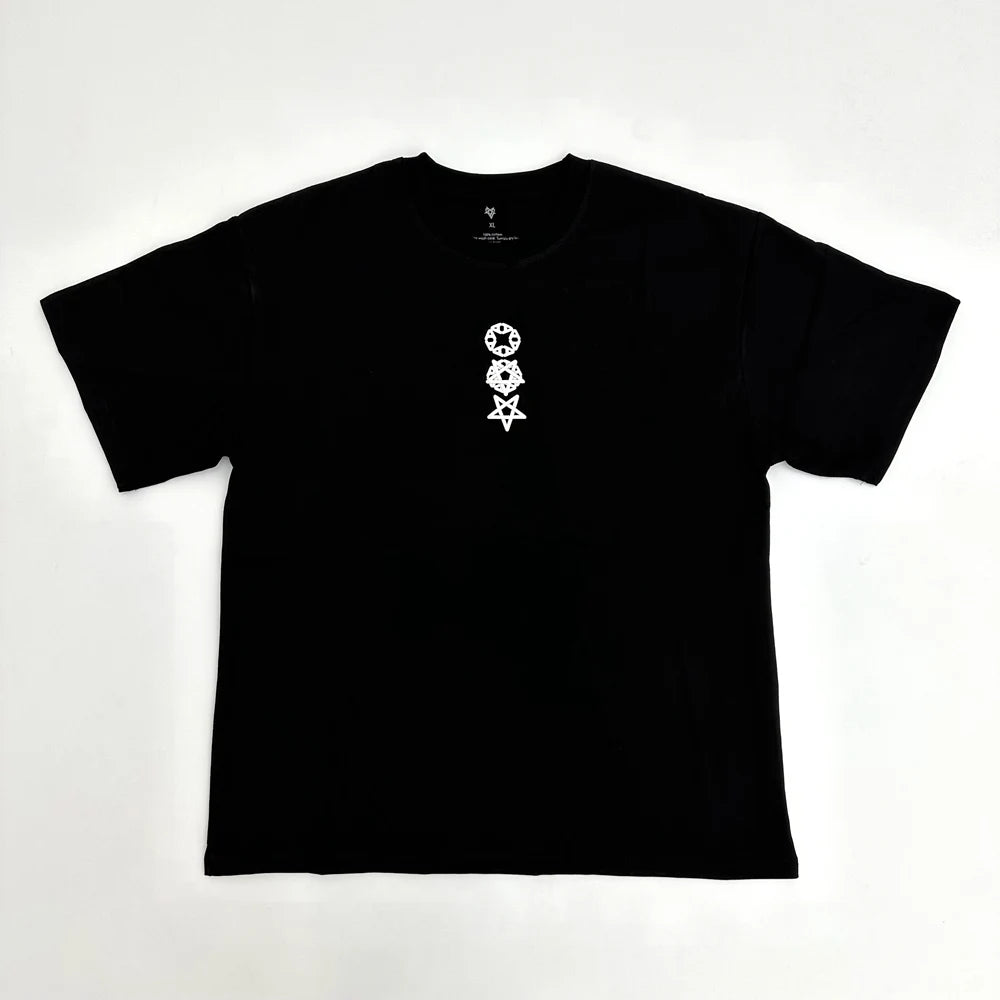 Black Statement Bold Lettering Graphic Tee