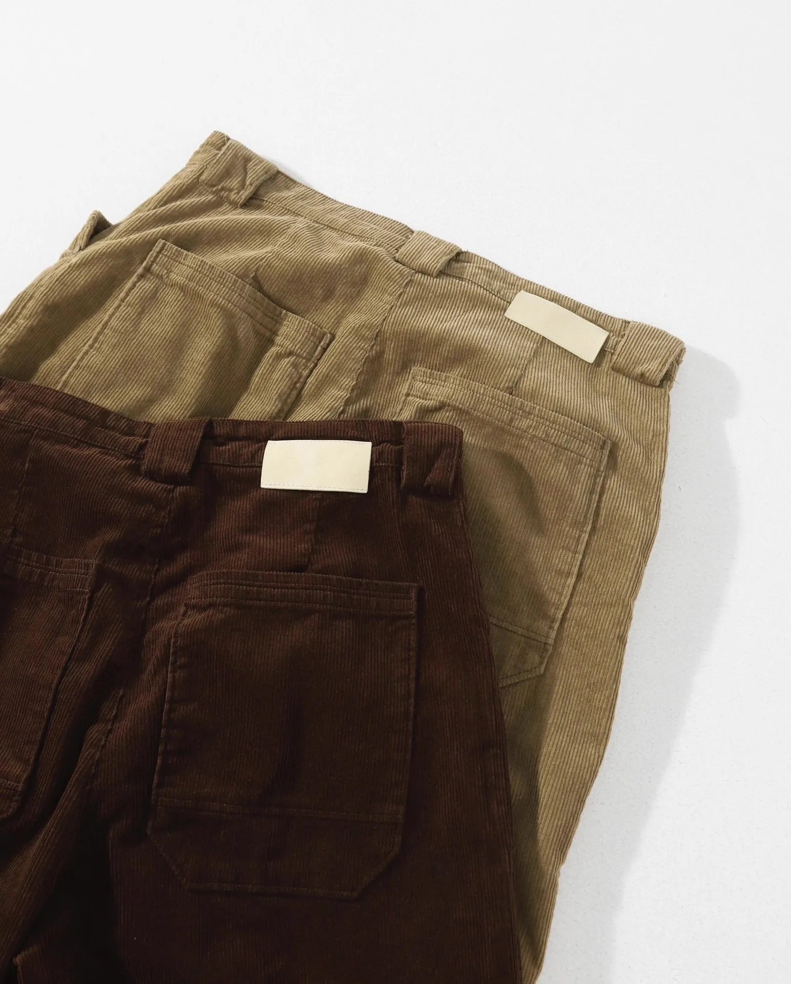 Olive Corduroy Infected Cargo Pants
