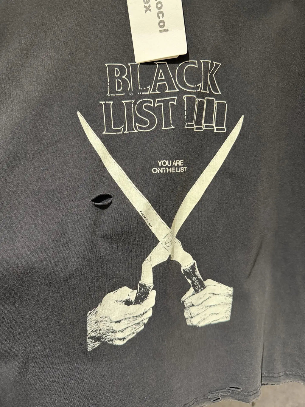 Black Scissors Graphic Tee