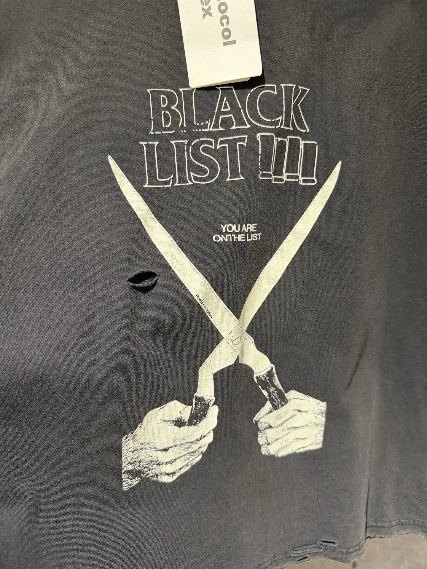 Black Scissors Graphic Tee