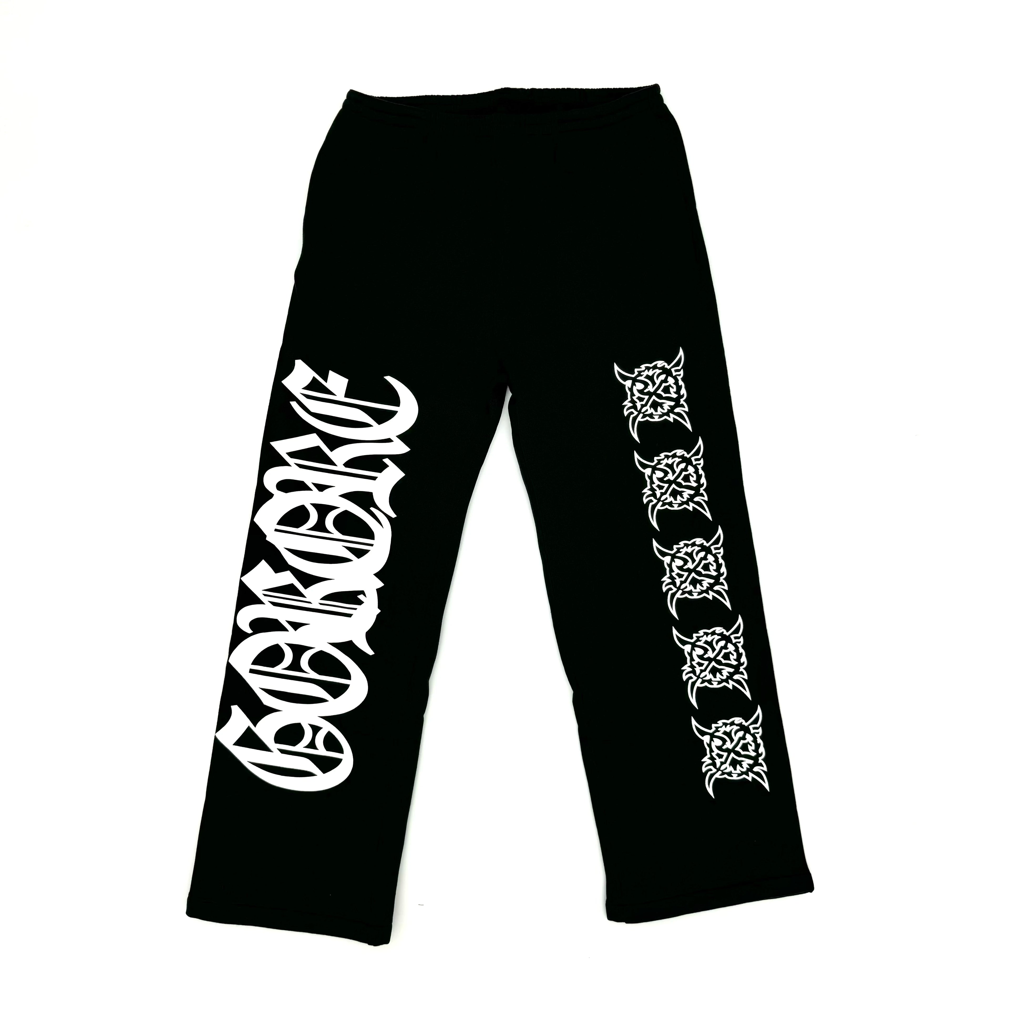 Black Statement Cargo Pants