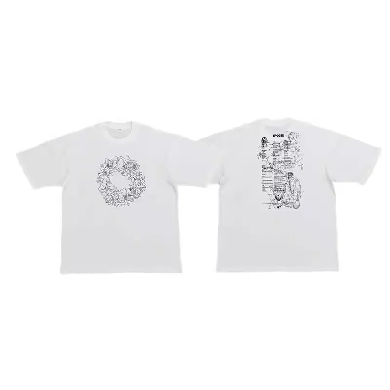 Black Pxe Ecco2k Flesh Graphic Tee