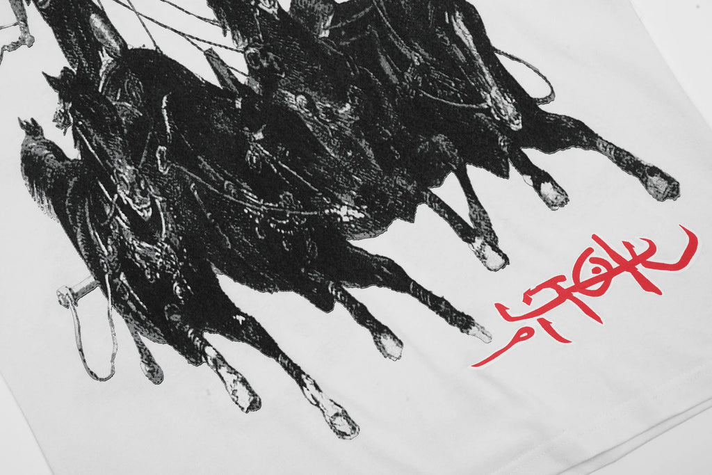 Black Statement Abstract Print Graphic Tee