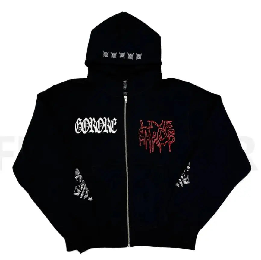 Black Hate Graphic Hoodie