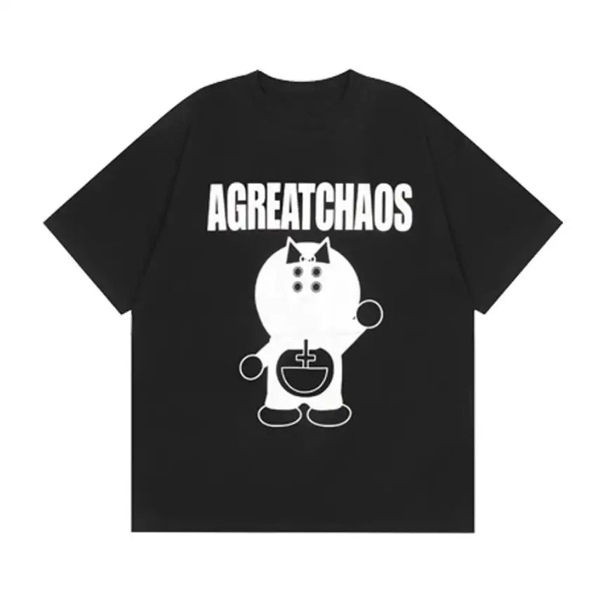 Black Statement Retro Icon Graphic Tee