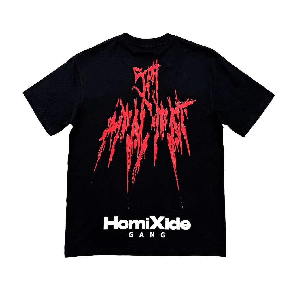 Black Homixde Gang Box Graphic Tee