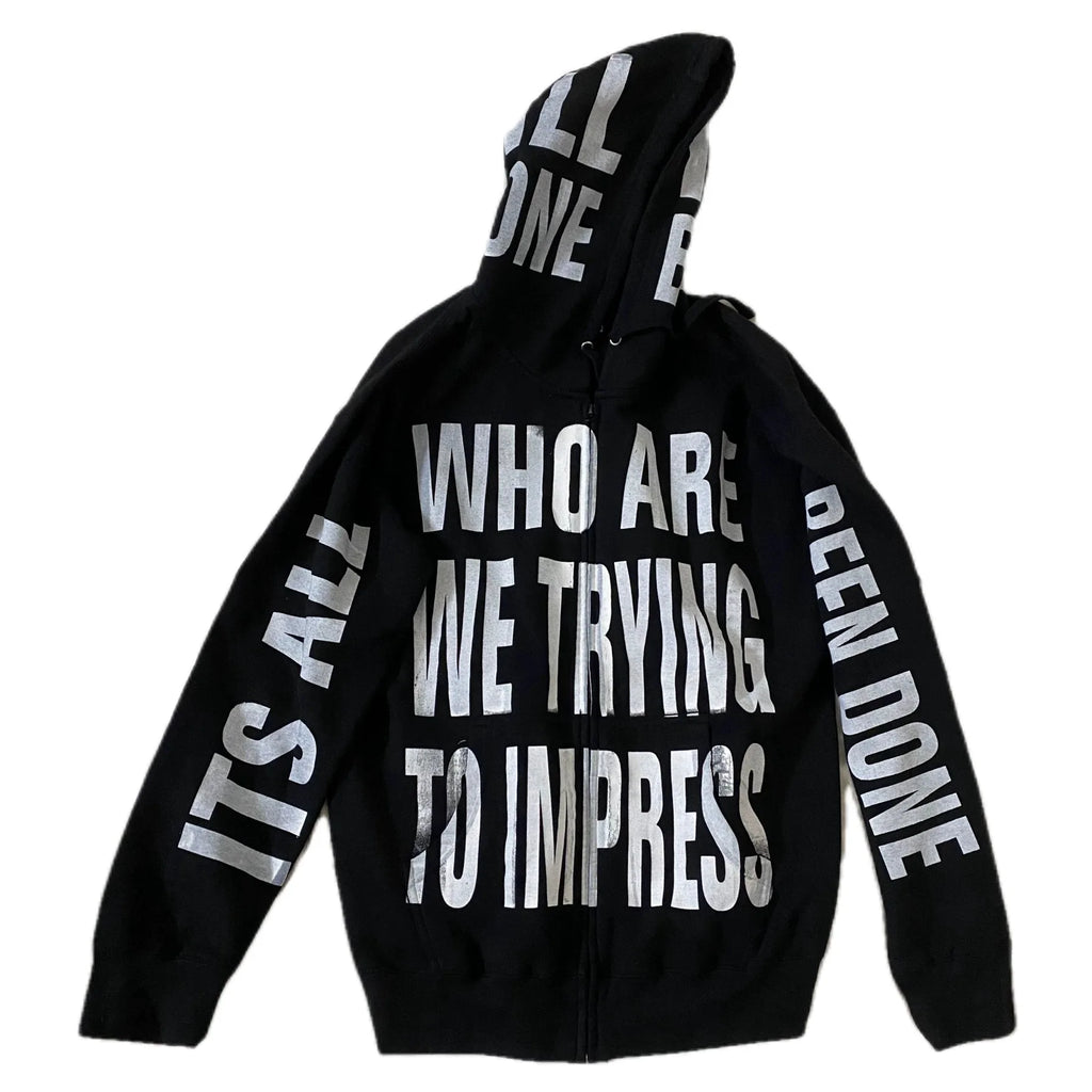 Black Annabolina Impress Graphic Hoodie