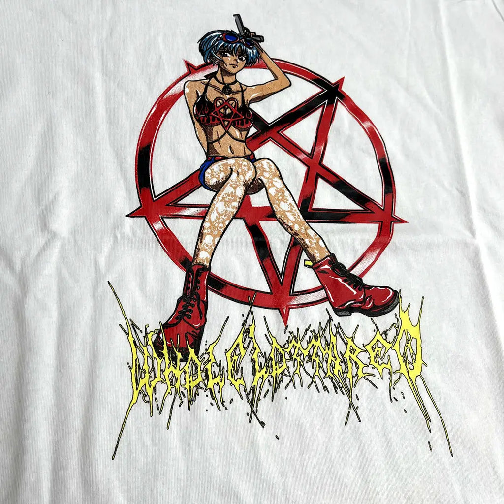 White Rolling Graphic Tee