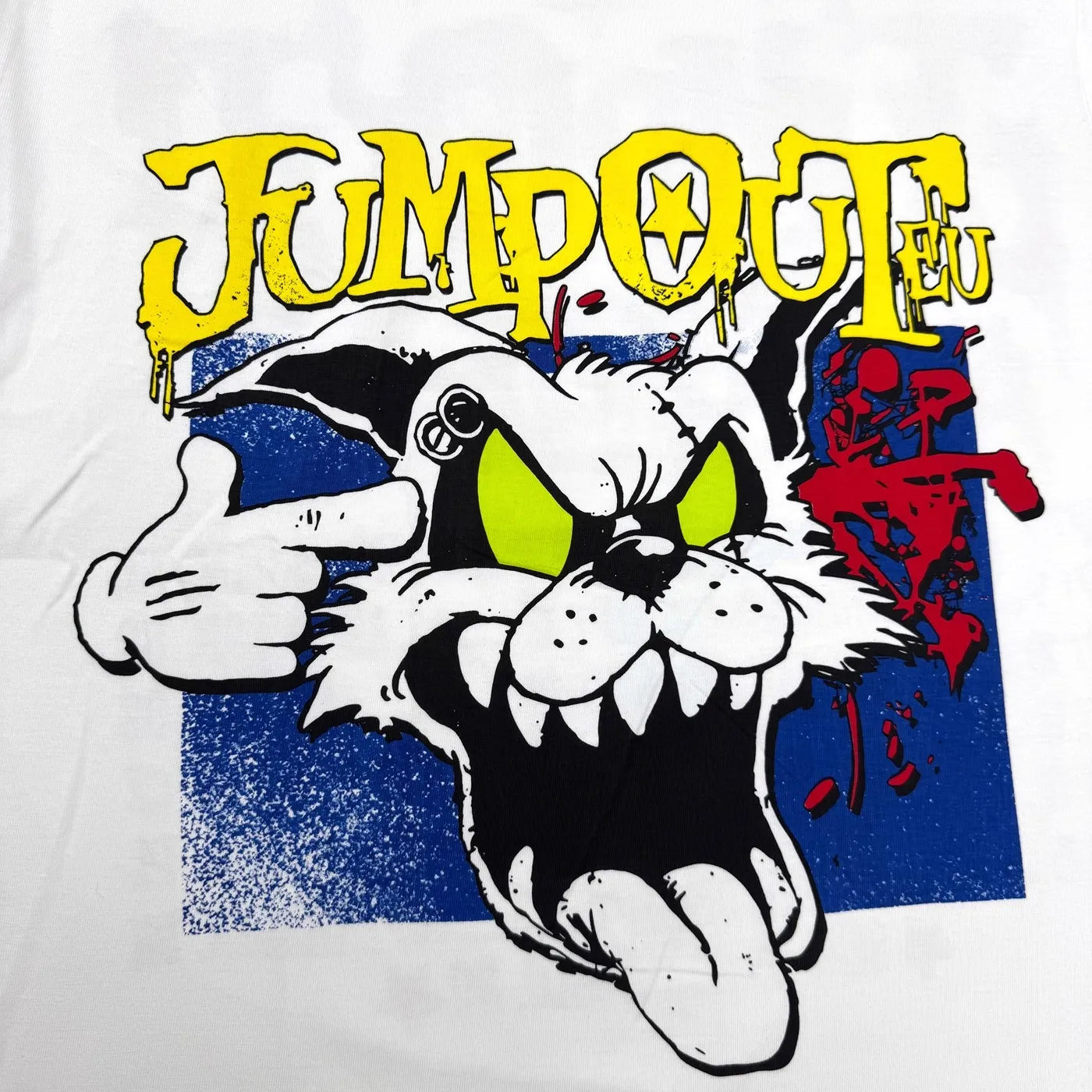White Jumpout Graphic Tee