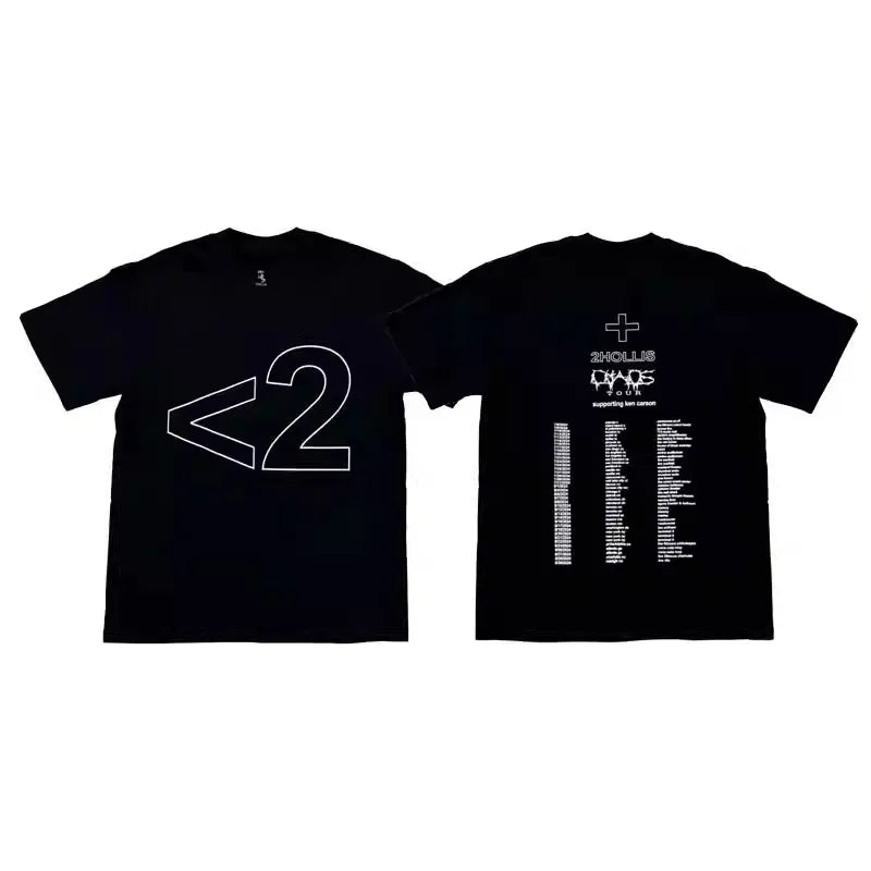 Black Statement Retro Artwork Graphic Tee