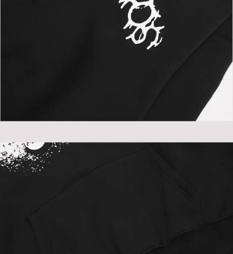 Black Vamp Graphic Hoodie
