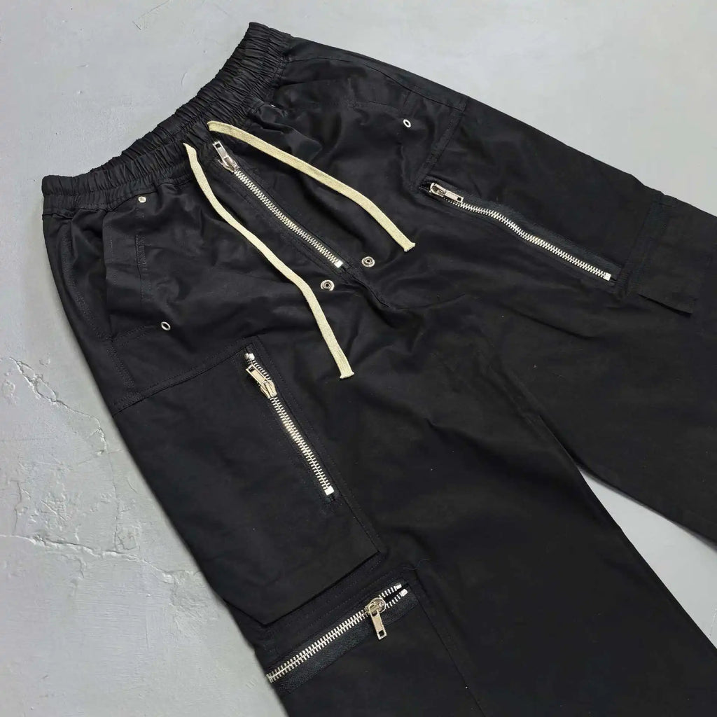 Black Straight-Leg Jeans