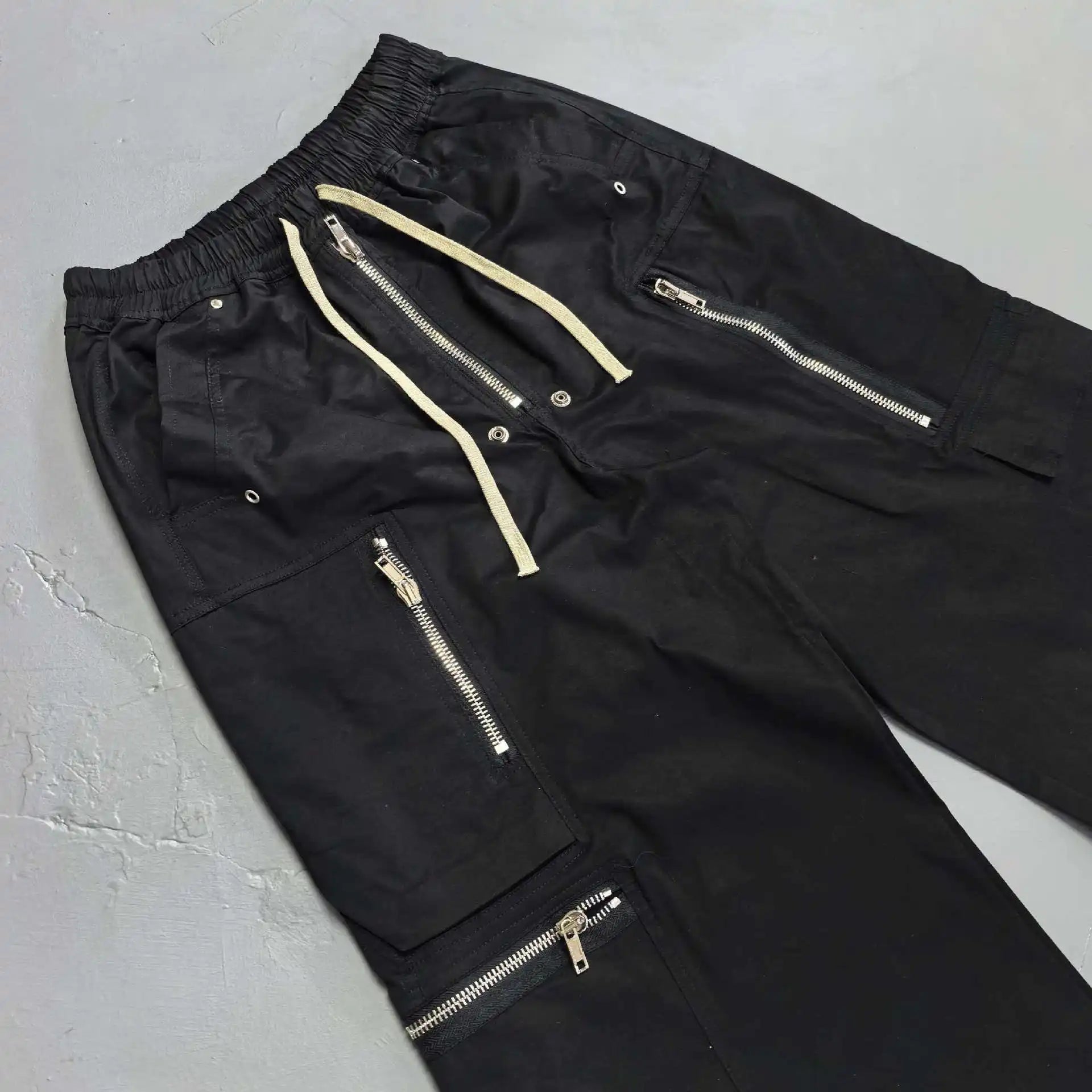 Black Straight-Leg Jeans