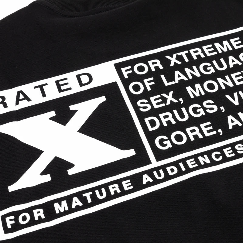 Black Rated Graphic Tee