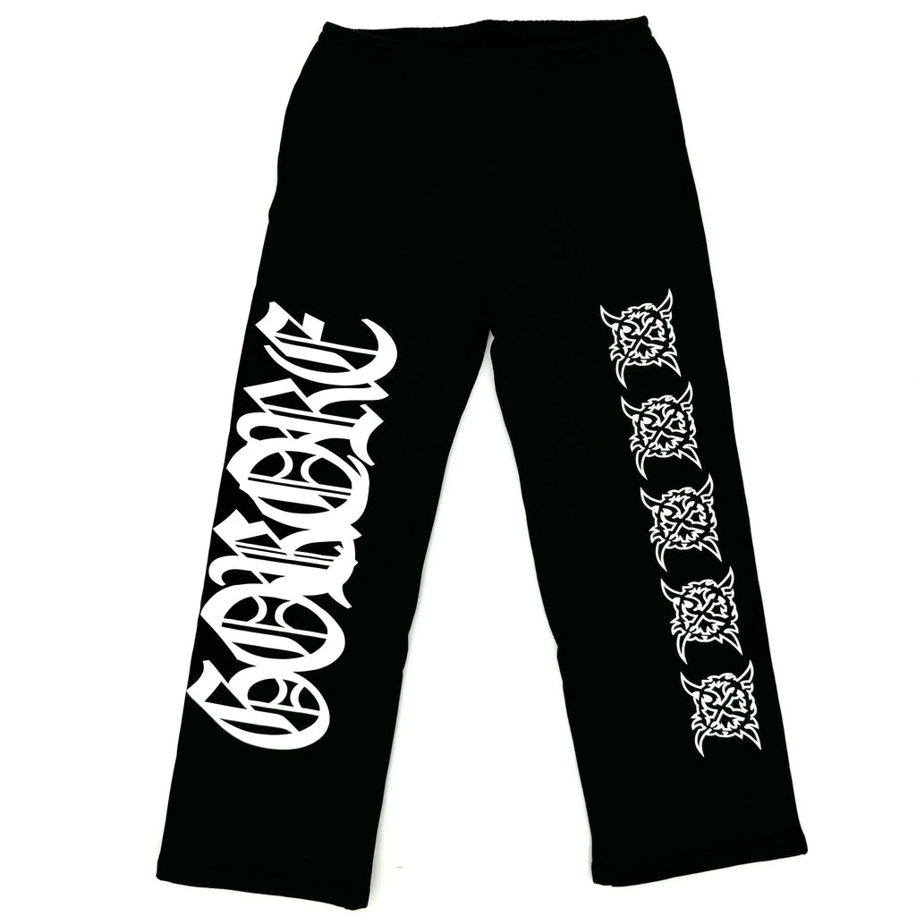Black Statement Cargo Pants