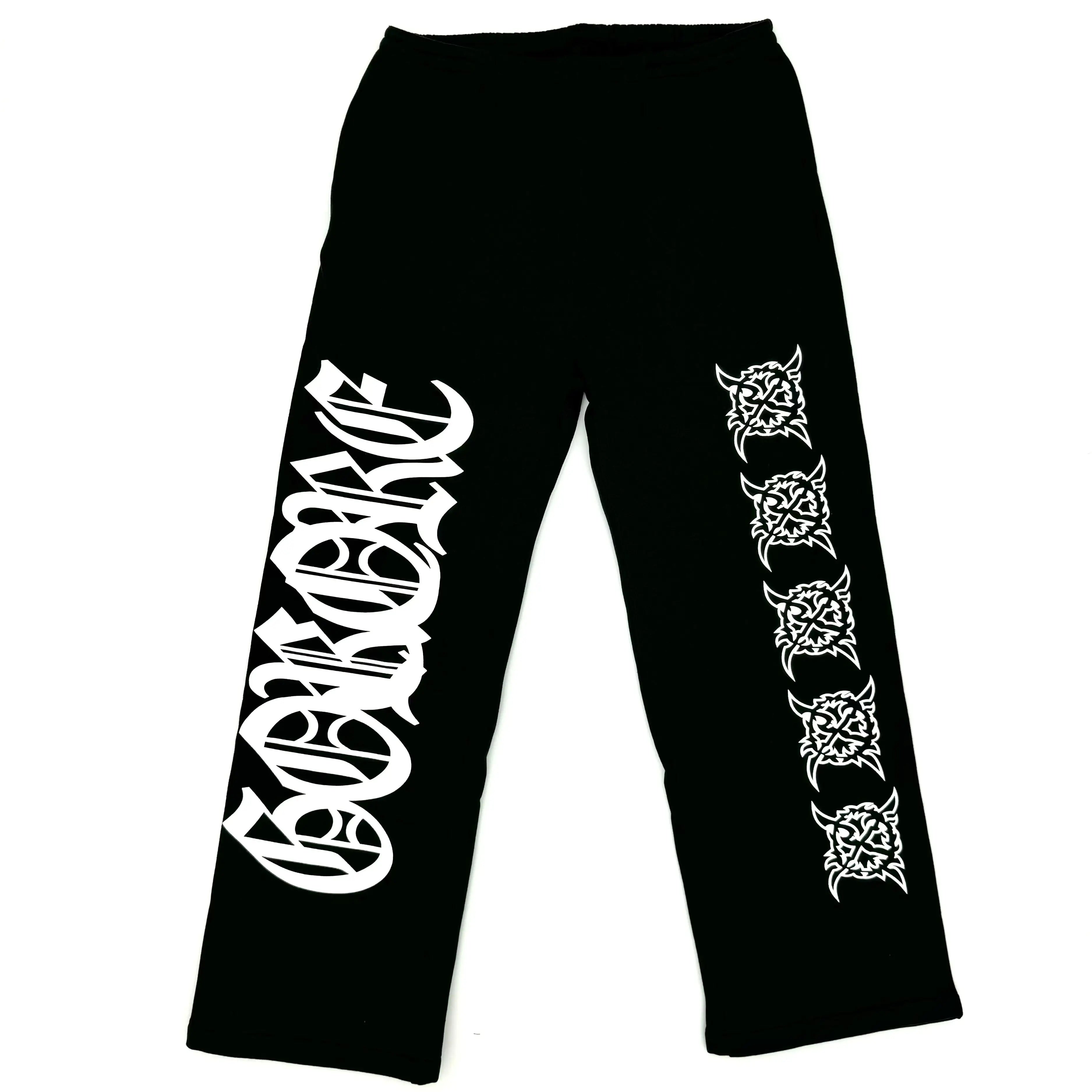 Black Statement Cargo Pants