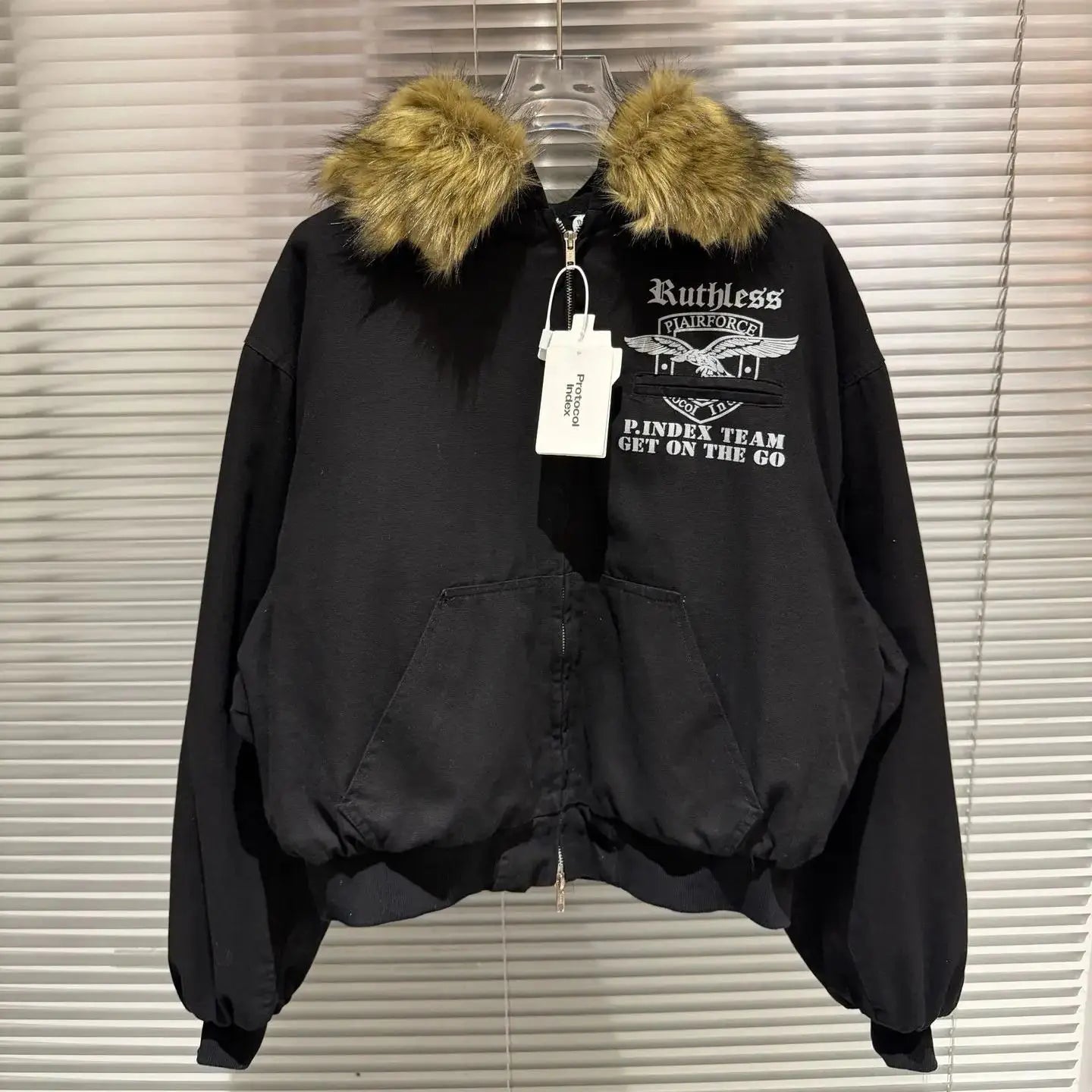 Black Graphic Hoodie
